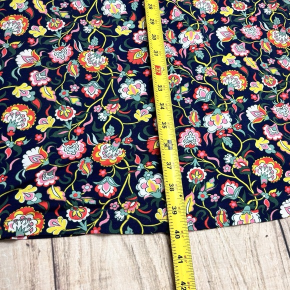 Boden Evelyn Jersey Midi Dress French Navy Multi Floral Long Sleeve Dress‎ Sz 2P - Picture 10 of 10